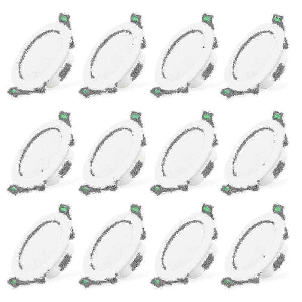 12 stk. 7w Hvit LED Downlight Innfelt Taklampe Slank Spot Light