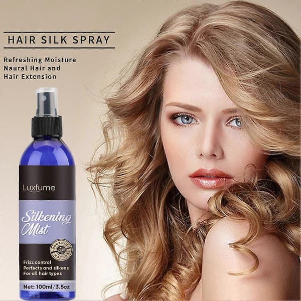 100 ml Shine & Silky hårspray Frizz Control Spray til hårstyling