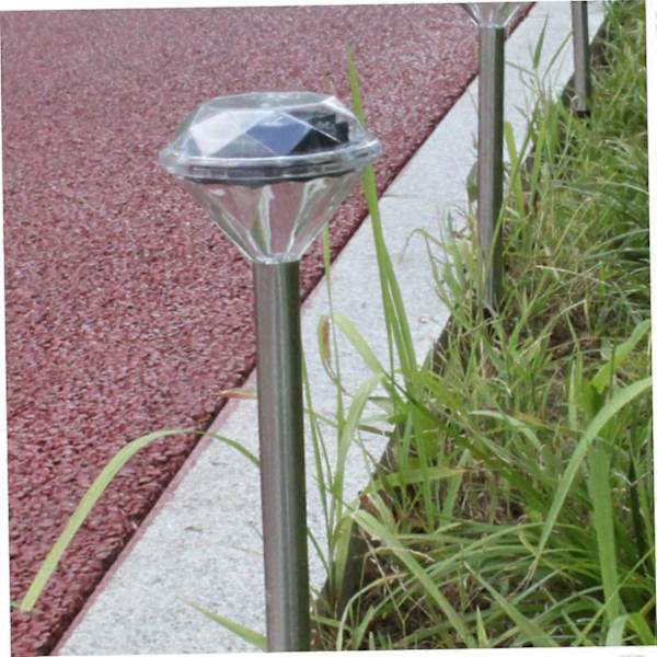 4-pak solcelle havelys, udendørs solcellelamper, solcellepanellys, solcelle LED havelys