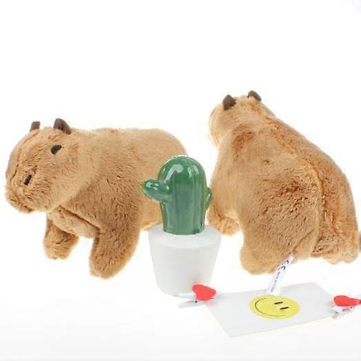 Capybara Plyslegetøj Søde Dyre Capy Marsvin Dukker
