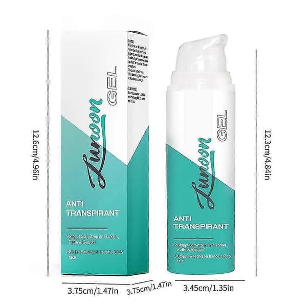 24H Svettkontrollgel - Aluminiumklorid, Ansikte & Kropp, 50ml