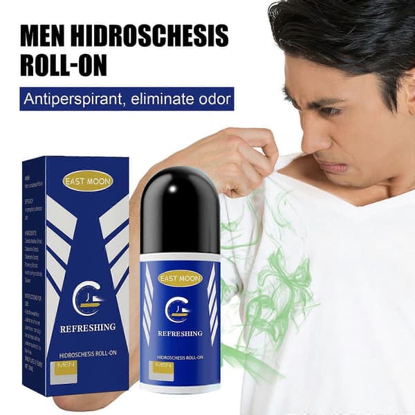 East Moon Herr Antiperspirant Roll-On - Luktkontroll & Långvarig Fräschör Roll-On
