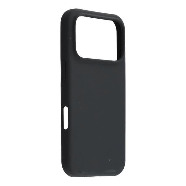 För iPhone 17 Pro Mobilskal Solid Silikon Stötsäkert Mobilskal (Svart, Svart)