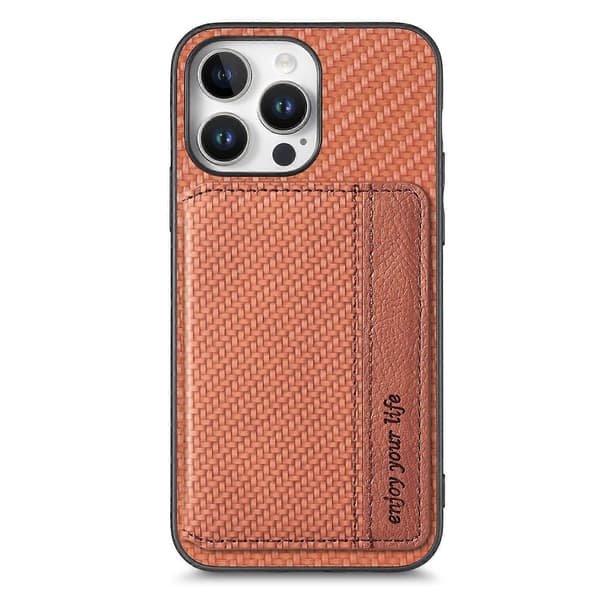 Karbonfiber Lommebokdeksel til iPhone 16 Pro