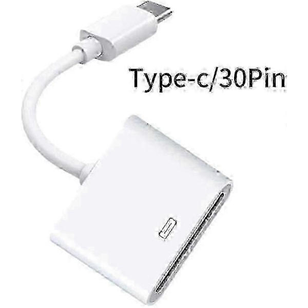 Opladningskabel til Apple 30-pin til USB 3.1 Type-C Adapter Edition 0107