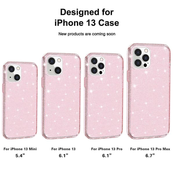 Glitterpulvercover til iPhone 13 Pro Max