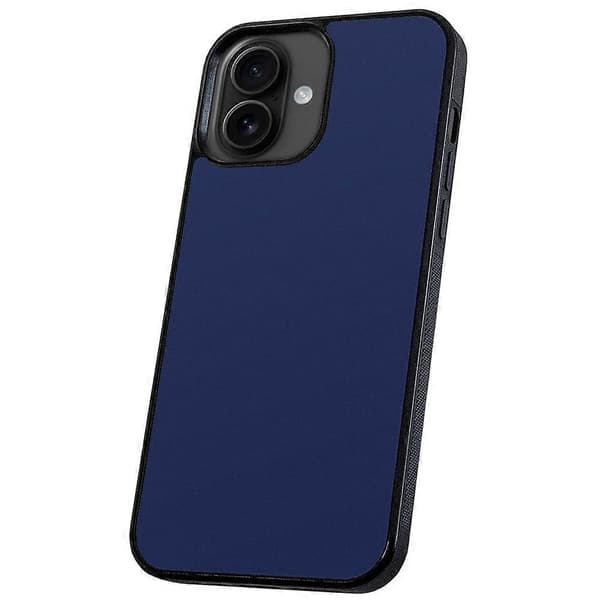 iPhone 16 - Cover/Mobilcover Mørkeblå