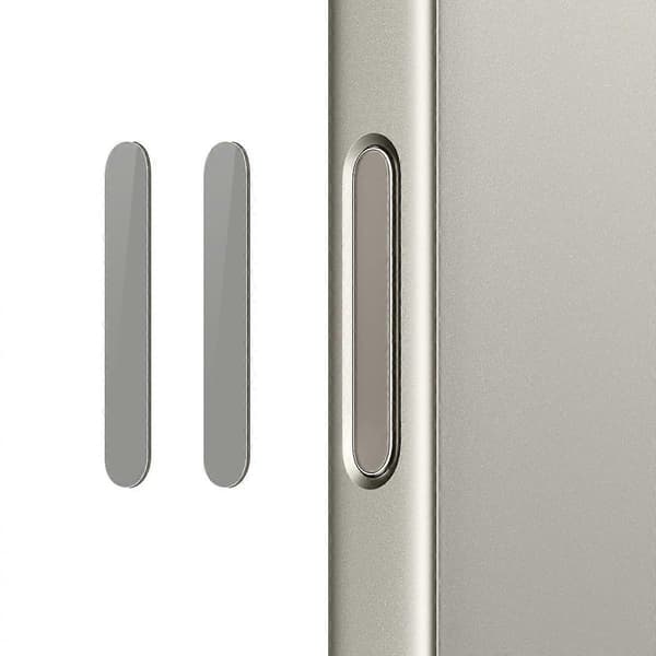 NORTHJO 2-pack för iPhone 16 16 Plus 16 Pro 16 Pro Max kamerakontrollknappsskydd härdat