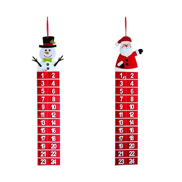 Julekalender julepynt, ornament, praktisk juledekorasjon