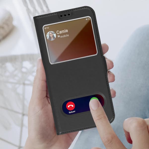 iPhone 13 Mini-deksel med doble vinduer og videostativ