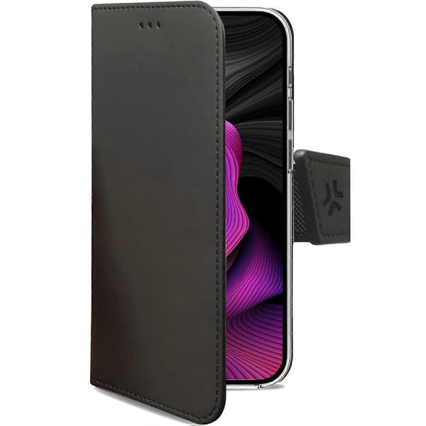 Wally Wallet Cover iPhone 15 Plus Sort