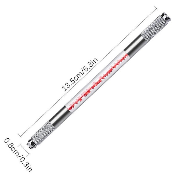 Microblading Pen Professional Eyebrow Microblading Pen for Eyeliner Eyebrows (Blue)