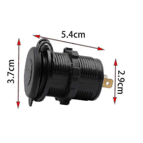 2025 Universal billader 2-ports strømuttak dobbel USB-lader