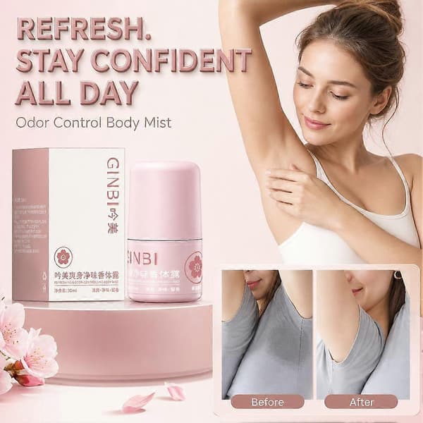 Roll-on Deodorant Langvarig Antiperspirant med Blomsterduft