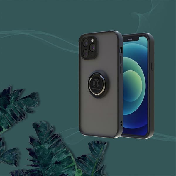 Til iPhone 12pro Maxcover med ringholder, til iPhone 12pro magnetisk cover