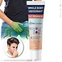 Helkroppsdeodorantkräm för kvinnor, persika- och vaniljblomdoft, aluminiumfri deodorant, 72 timmars luktskydd