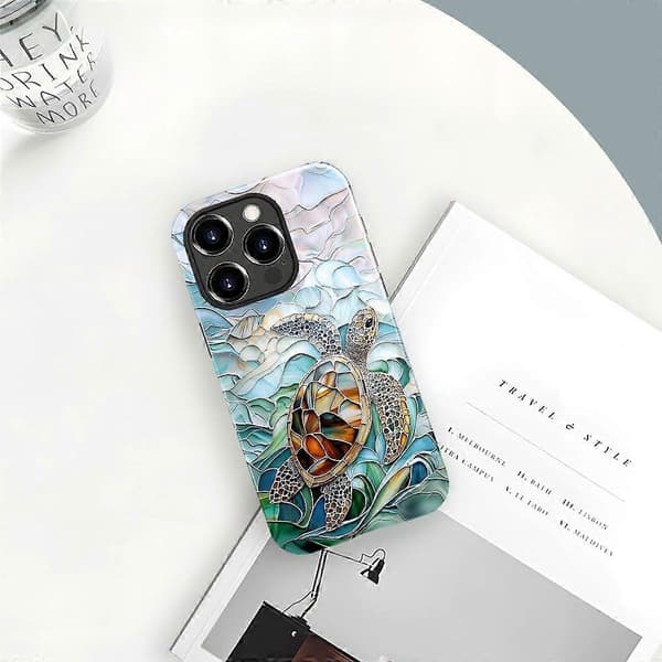 Kompatibel med iPhone 16 Pro Max, ridsefast blankt cover