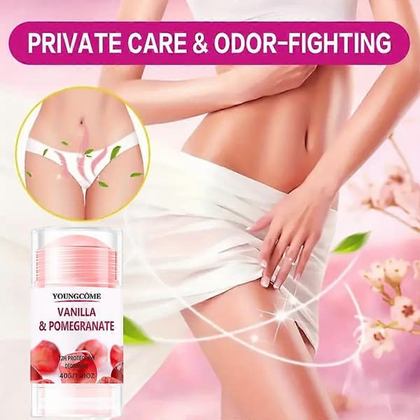 Aluminiumfri deodorant för kvinnor 1/5-pack Granatäpple och Citronverbena 72 timmars luktskydd Helkroppsdeodorantstift