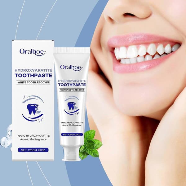 Oralhoe Mint Brightening Toothpaste Tablet, Oral Deodorizer Fresh Breath Portable Toothpaste Chewable Tablet