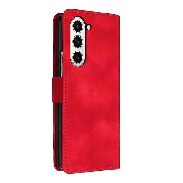 Til Samsung Galaxy Z Fold5 Line Pattern Skin Feel Læder Telefoncover