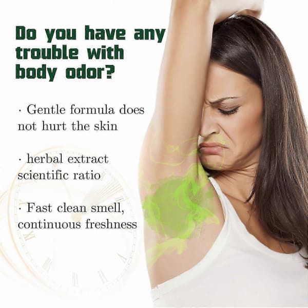 Deodorantcreme til armhuler, svedbehandling til underarmspleje, op til 7 dages friskhedsbeskyttelse