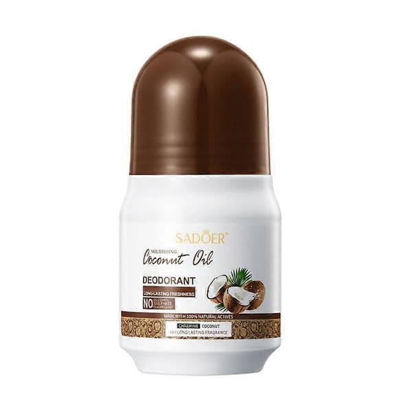 Roll-on Antiperspirant Deodorant - 48 timmars luktskydd närande kokosnötsessens resestorlek