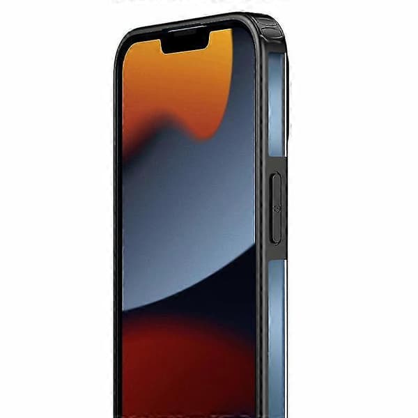 Til iPhone 14 pansret frostet telefoncover (sort)
