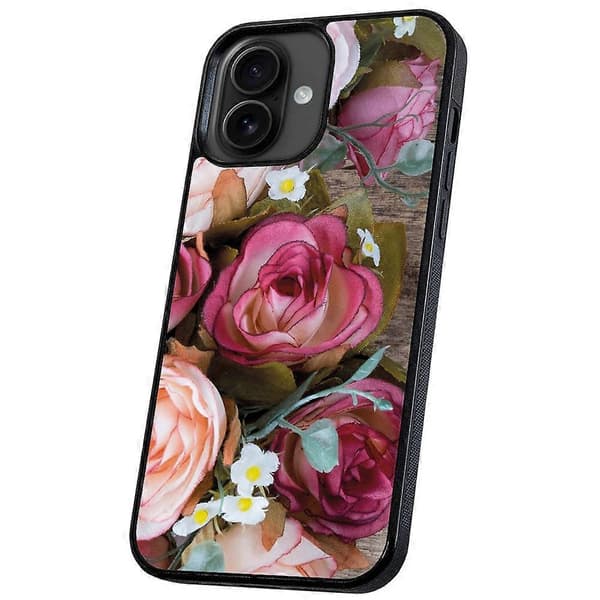 iPhone 16 - Deksel/Mobildeksel Blomster