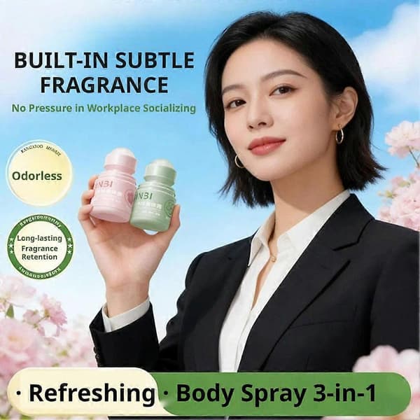 Roll-on Deodorant Langvarig Antiperspirant med Blomsterduft