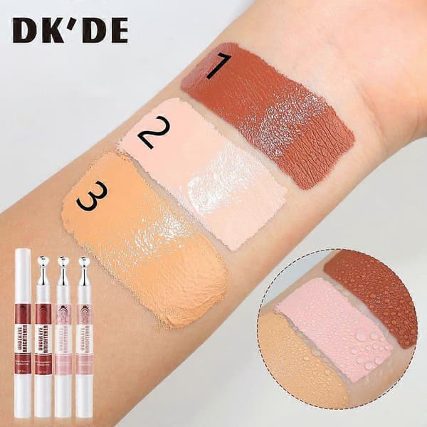 Full Coverage Concealer and Under-Eye Brightener - Long-Lasting, Corrective Cream for Dark Circles and Blemishes - Highlighter and Foundation in One