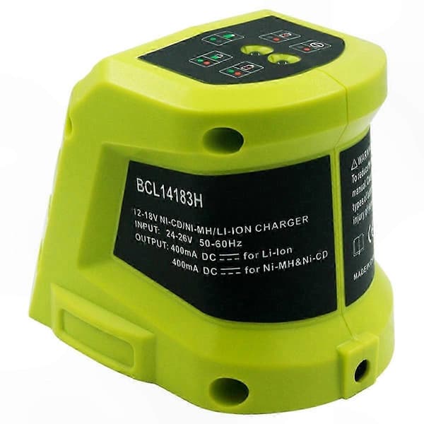 Litiumbatterilader for 12-18V Ni-CD-verktøy med EU-plugg