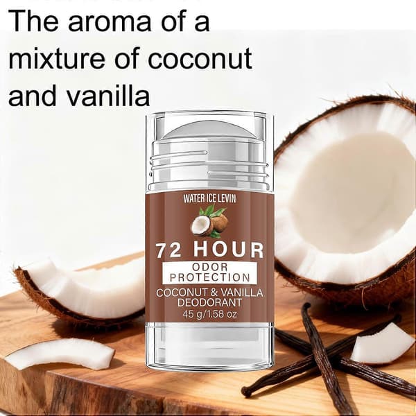 Deodorantstick Kokos & Vanilj, 72 timmars luktskydd, 45g
