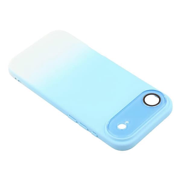 Kompatibel med iPhone 17 Air Fodral Tvåfärgad Gradient TPU + Fiberfoder Telefonfodral med Linsskydd