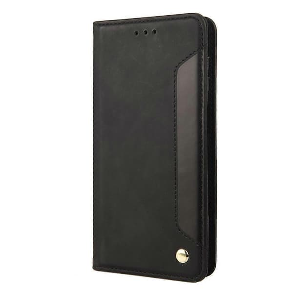 For OPPO A17 Skin Feel Splicing Leather Phone Case