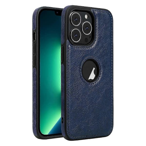 Til iPhone 13 Pro Max Lædertekstur Syning Telefoncover 2025