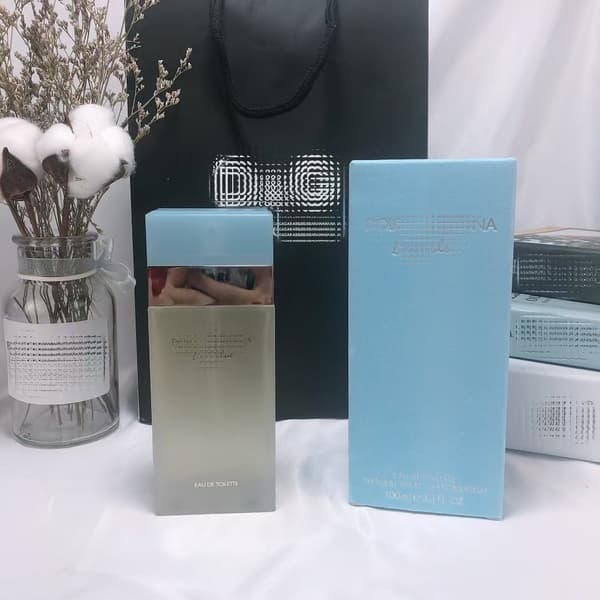 Lyseblå 100 ml Eau De Toilette Spray til kvinder Miao7