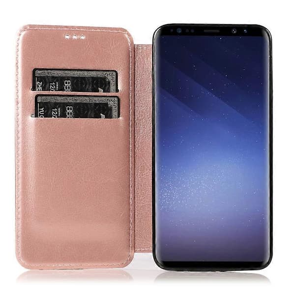 Til Samsung Galaxy S9 Flip Læder Telefoncover med Kortpladser