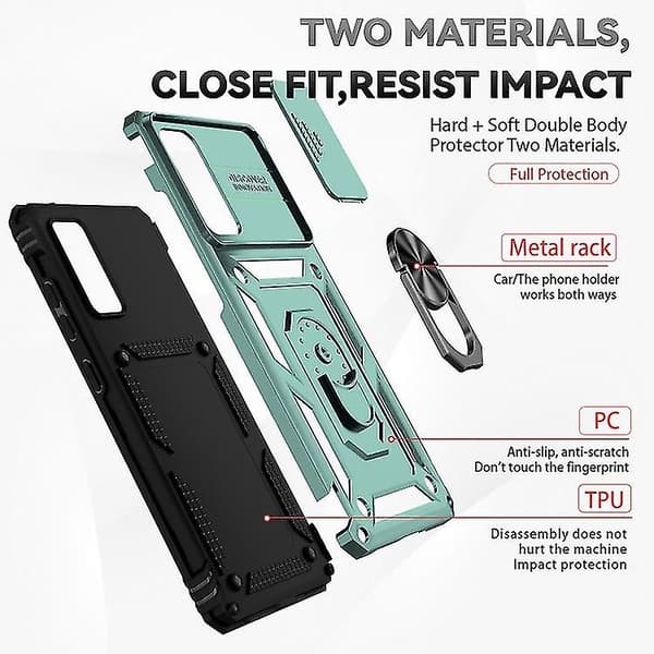 Til Samsung Galaxy S21 Fe 5g Skydbar Camshield Holder Telefoncover