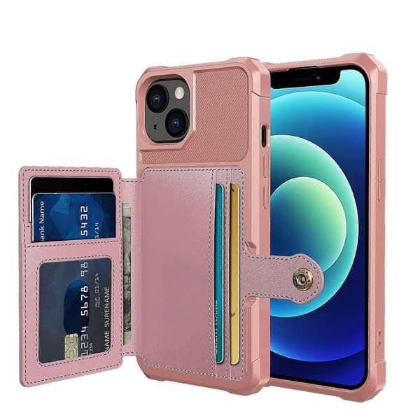 Lompakkokortti nahkakotelo iPhone 13:lle