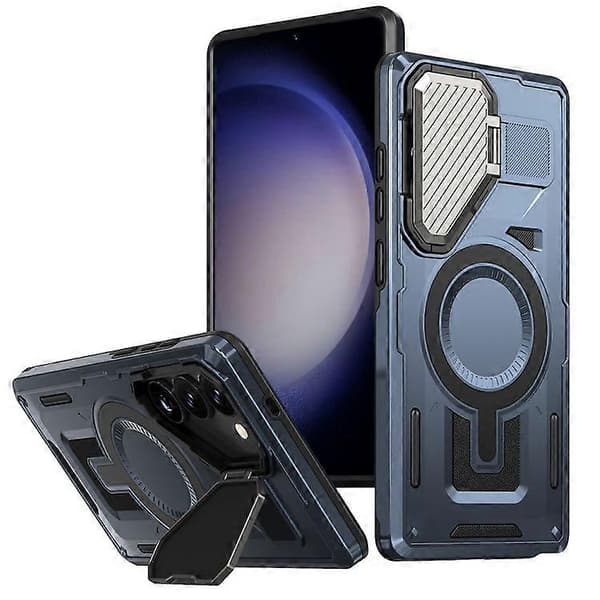 För Samsung Galaxy S23 5G Shield Frame Hållare MagSafe Phone Case