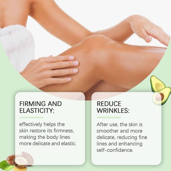 Avocado Eksfolierende Bodylotion Fugter og Blødgør Hele Huden