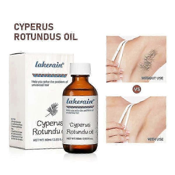 m Pure Cyperus Rotundus olje for hårfjerning 60ml