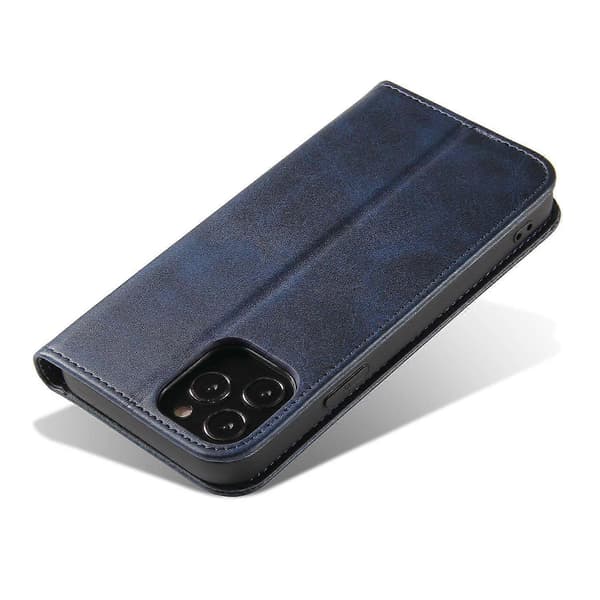 Kalvetekstur Magnetisk Læderetui til iPhone 13