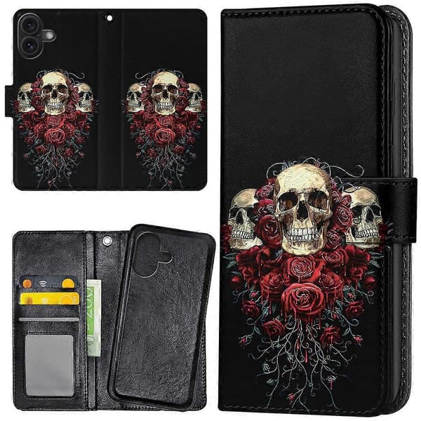 iPhone 17 - Pungcover/Etui Skulls