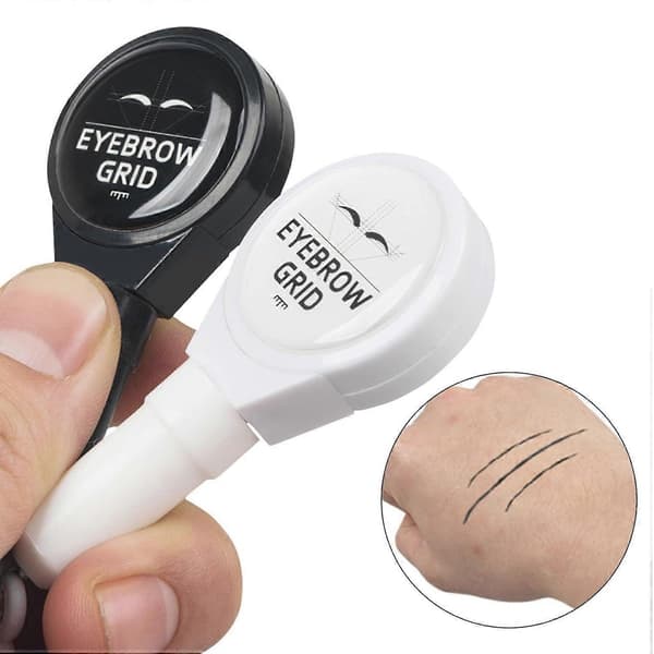 Microblading Eyebrow Marker Thread, Semi-Permanent Eyebrow Positioning String Eyebrow Grid Eyebrow Mapping String Measuring Tool
