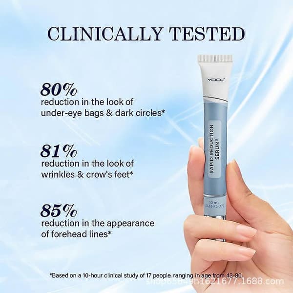 Plexaderm Rapid Reduction Eye Serum Reduserer Synlig Poser Under Øynene og Rynker 10ml (1 STK)
