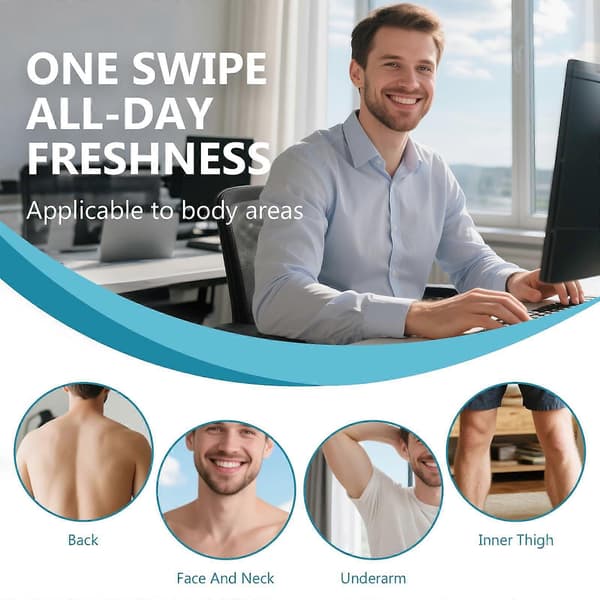Antiperspirant Lotion 60ml QuickDry Svedabsorberende Creme til Fedtet Hud Langvarig Tørhed