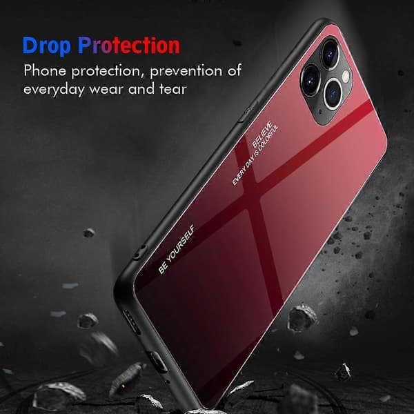 iPhone 11:n liukuvärinen lasikotelo