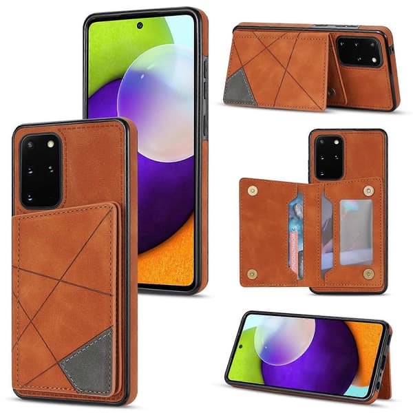 Til Samsung Galaxy S20+ Line kortholder telefondeksel
