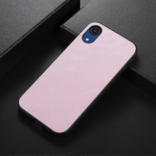 För Samsung Galaxy A03 Core PU-telefonfodral med kohudstextur